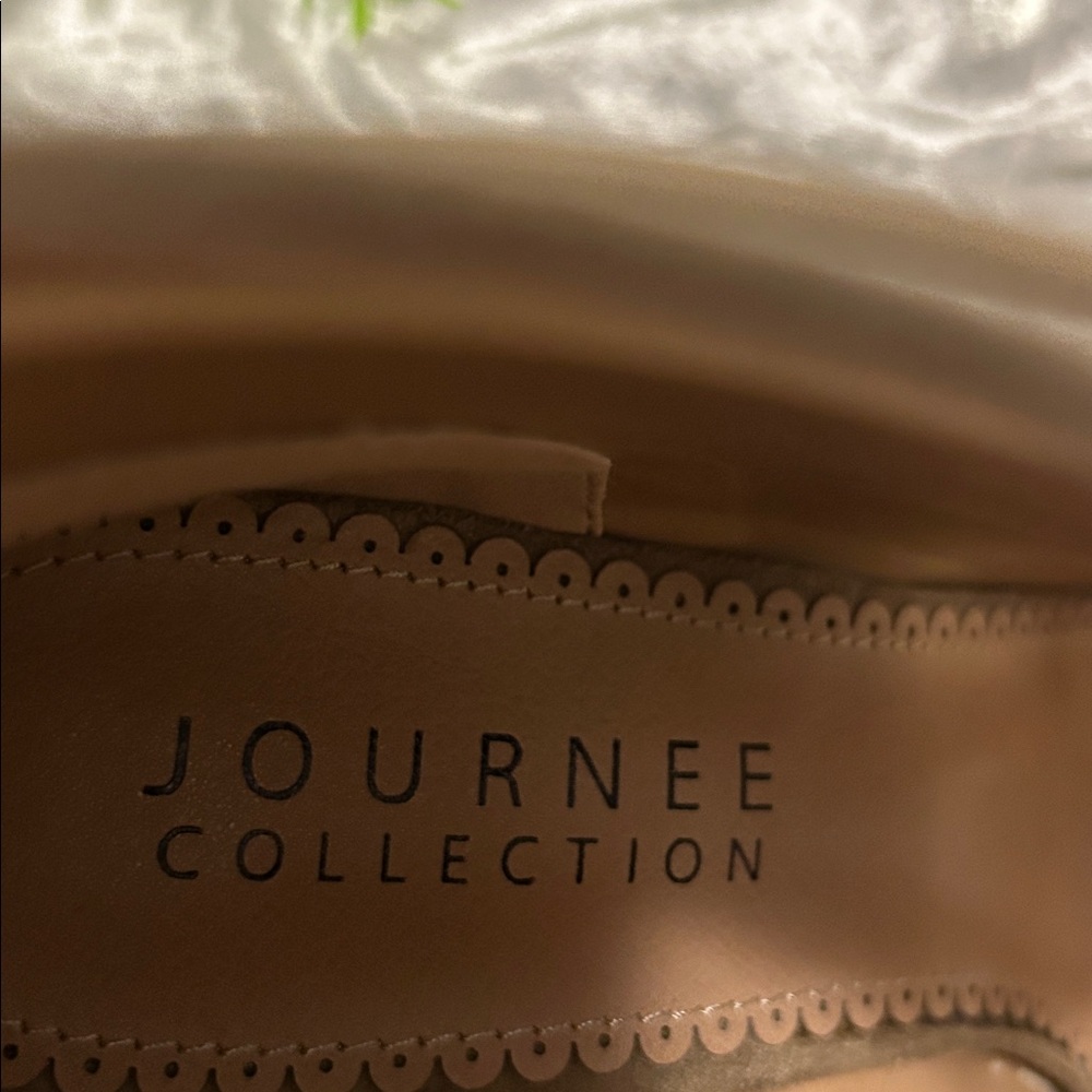 NWT JOURNEE HEELED OPEN TOE ANKLE BOOT 10M - Picture 9 of 10